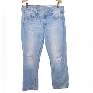 American Eagle Artist Crop Stretch jeans size 12